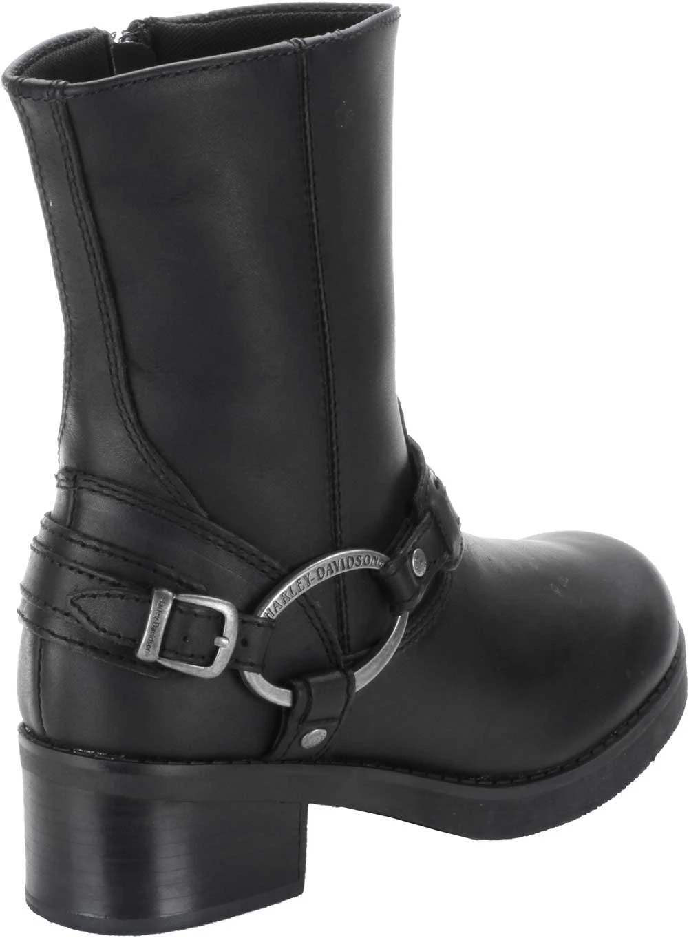Harley-Davidson Women's Christa Black 8-Inch Harness Boots, 2-Inch Heel D85298 - Largest Selection of Harley-Davidson Products
