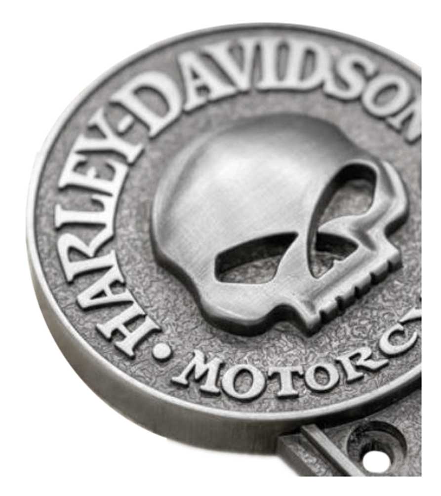 Harley-Davidson Willie G Skull Coat Hook, Antique Pewter Finish HDL-10132 - Largest Selection of Harley-Davidson Products