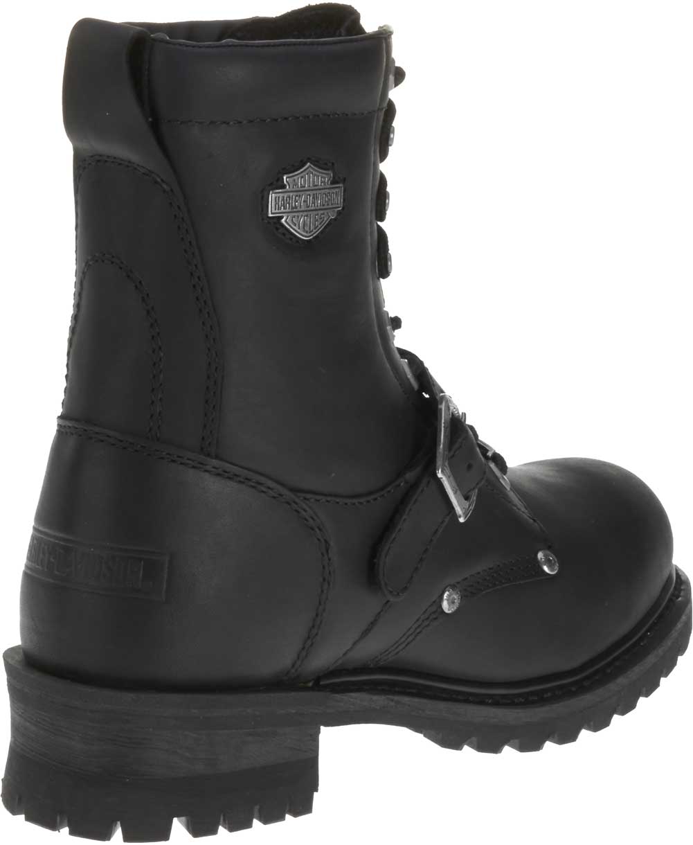 Harley-Davidson Men's Faded Glory 8-Inch Motorcycle Black Boots D91003 - Largest Selection of Harley-Davidson Products