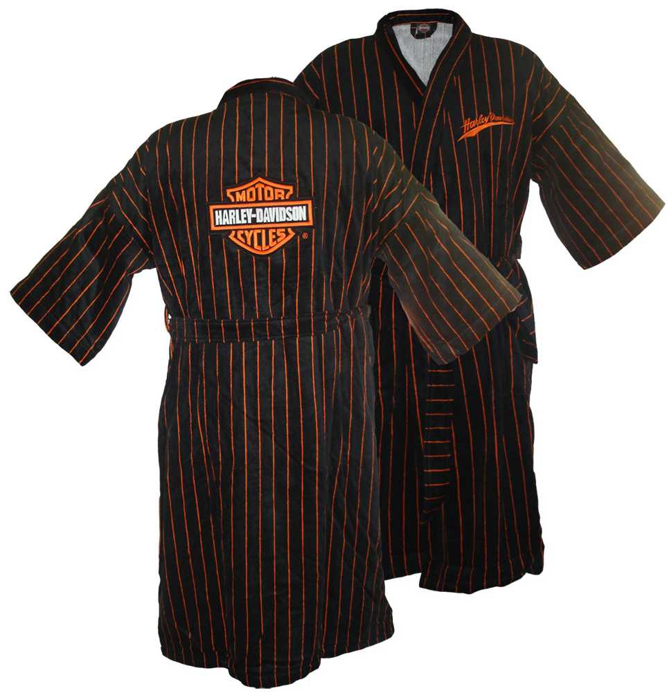 harley davidson mens bath robe
