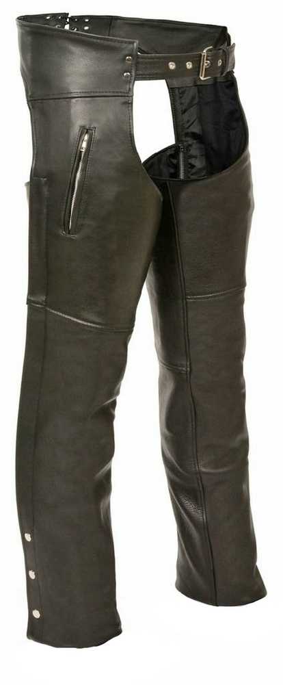Leather King Men's Zippered Thigh Pocket Chaps SH1190 - Wisconsin