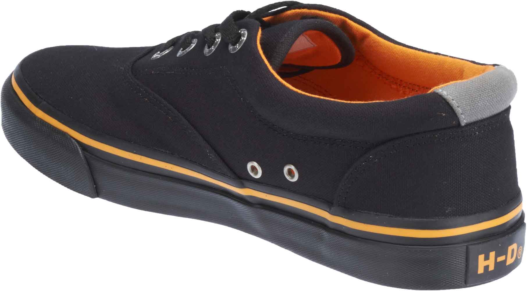 Harley-Davidson Men's Lawthron Black or Grey Canvas Sneakers. D93323 D93324 - No Hassle Returns at Wisconsin Harley
