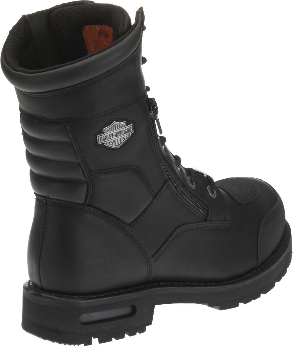 Harley-Davidson Men's Riddick 8-Inch Lace-UP Black Motorcycle Boots D98308 - Largest Selection of Harley-Davidson Products