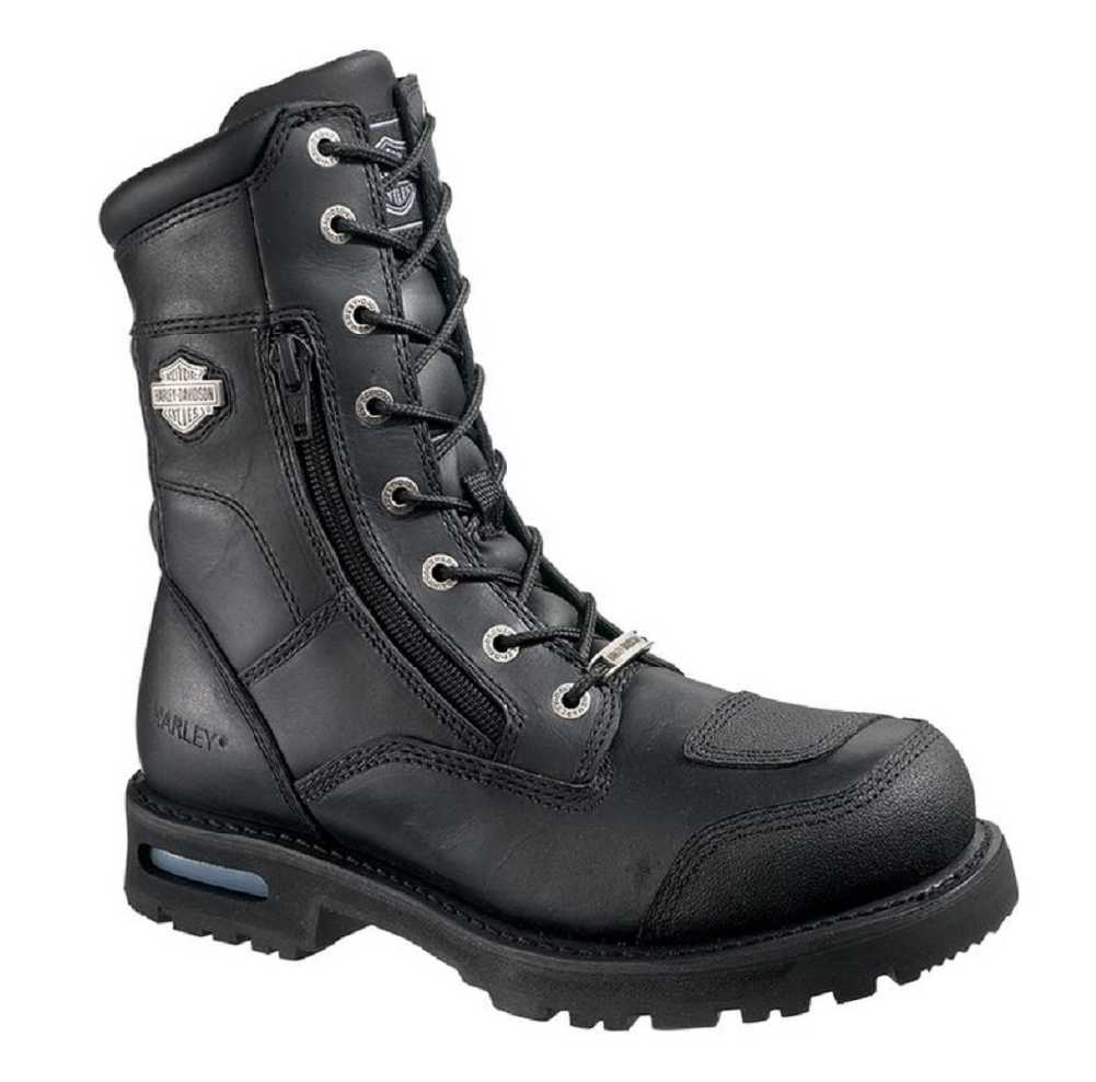 Black Motorcycle Boots D98308 