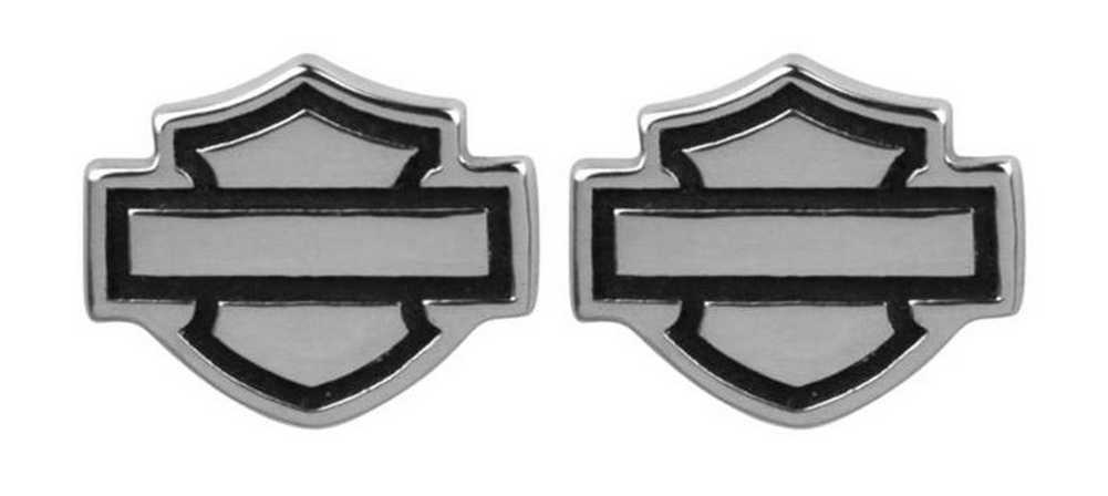 Harley-Davidson Women's Outline Bar & Shield Post Earrings HDE0285 - Wisconsin Harley-Davidson