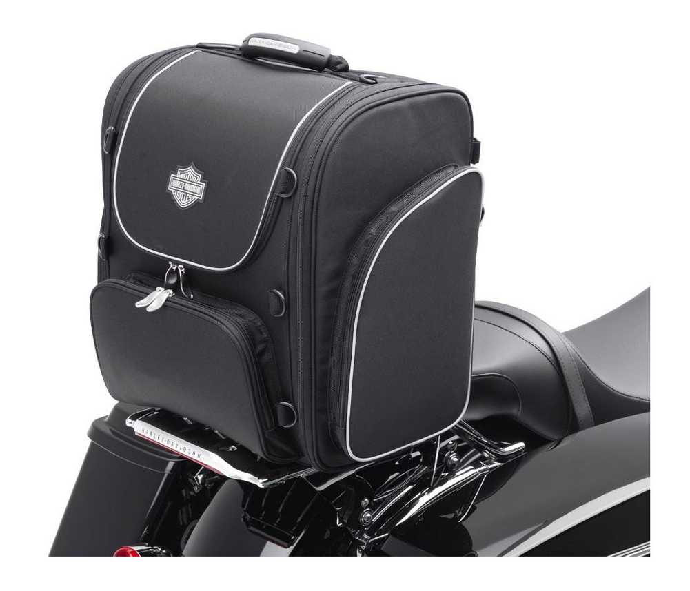 Harley-Davidson® Bar & Shield Zippered Touring Luggage Bag Black