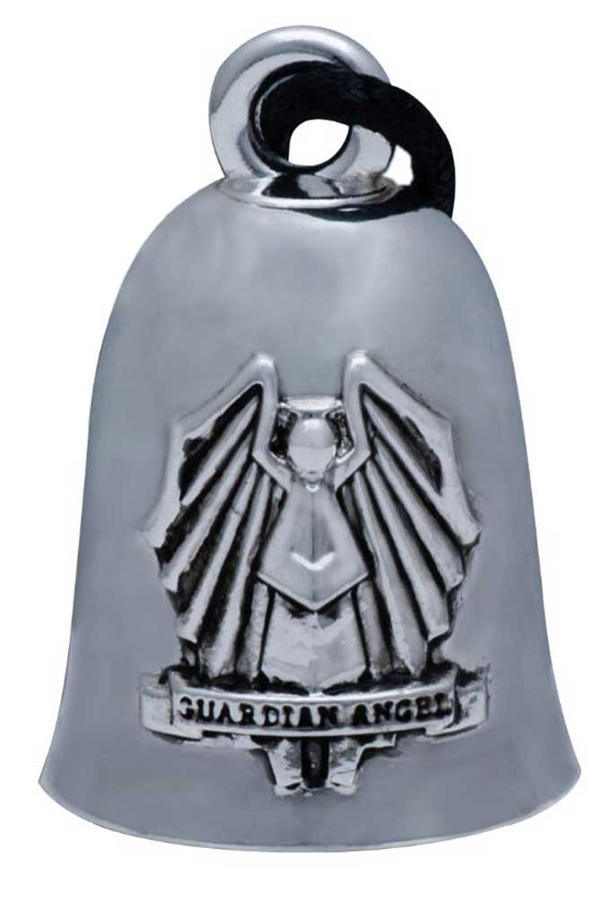 Harley-Davidson Guardian Angel Ride Bell, Durable Zinc, Silver HRB071 - Wisconsin Harley-Davidson