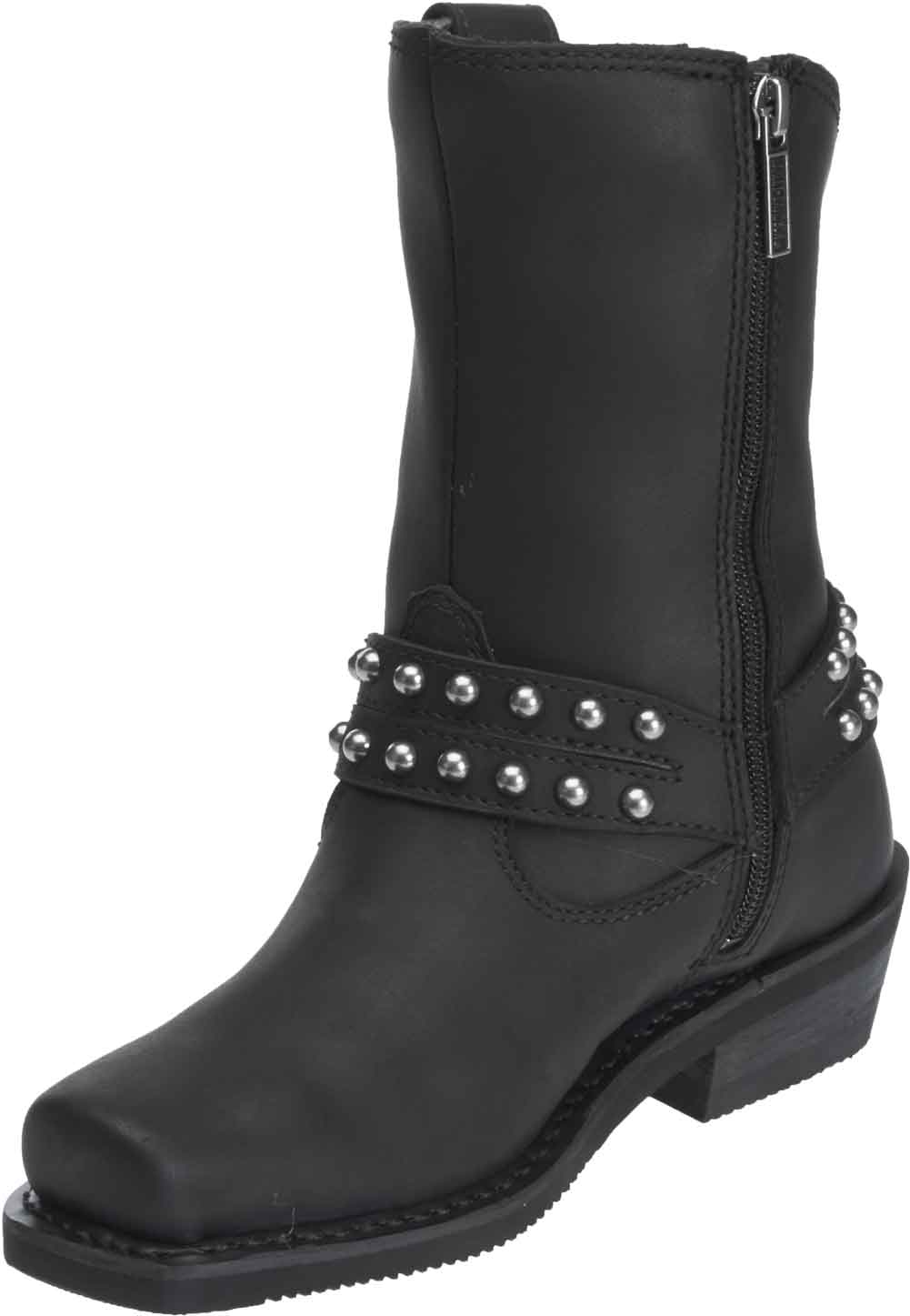 Harley-Davidson Free Shipping - Harley-Davidson Women's Linnea 9.25-Inch Black Leather Motorcycle Boots. D87081 - Free Shipping on many products plus Orders Over $99