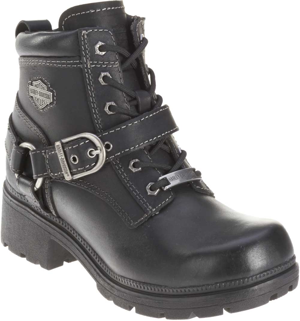 womens black lace up boots