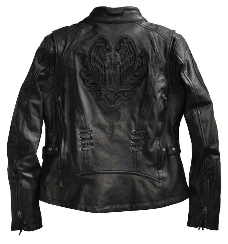 Harley-Davidson Free Shipping - Harley-Davidson Women's Destitute Grommet Sheepskin Leather Jacket 97090-16VW - Free Shipping on many products plus Orders Over $99
