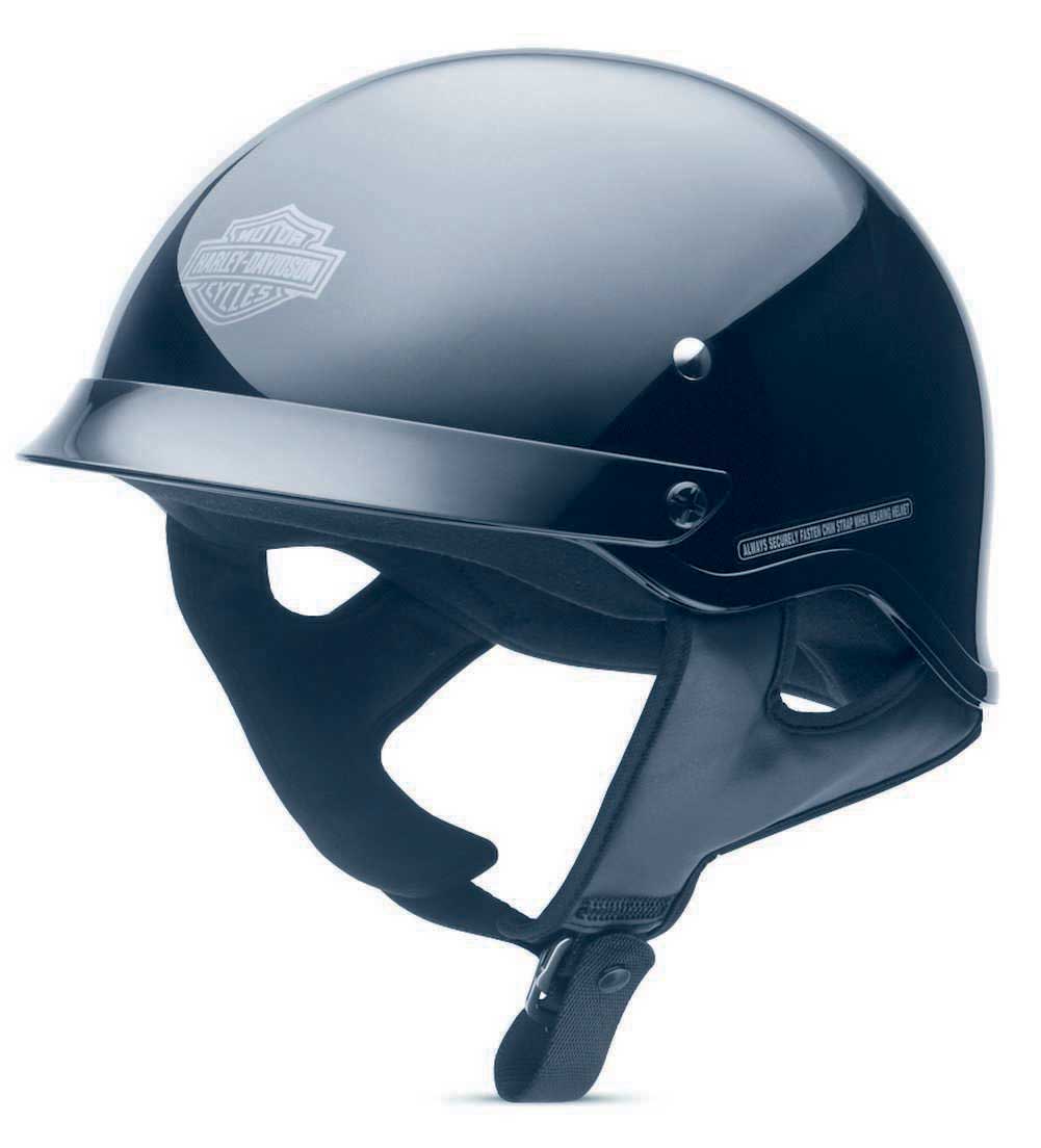 Harley-Davidson® Men's Stock II Half Helmet Gloss Black 98214-12VM