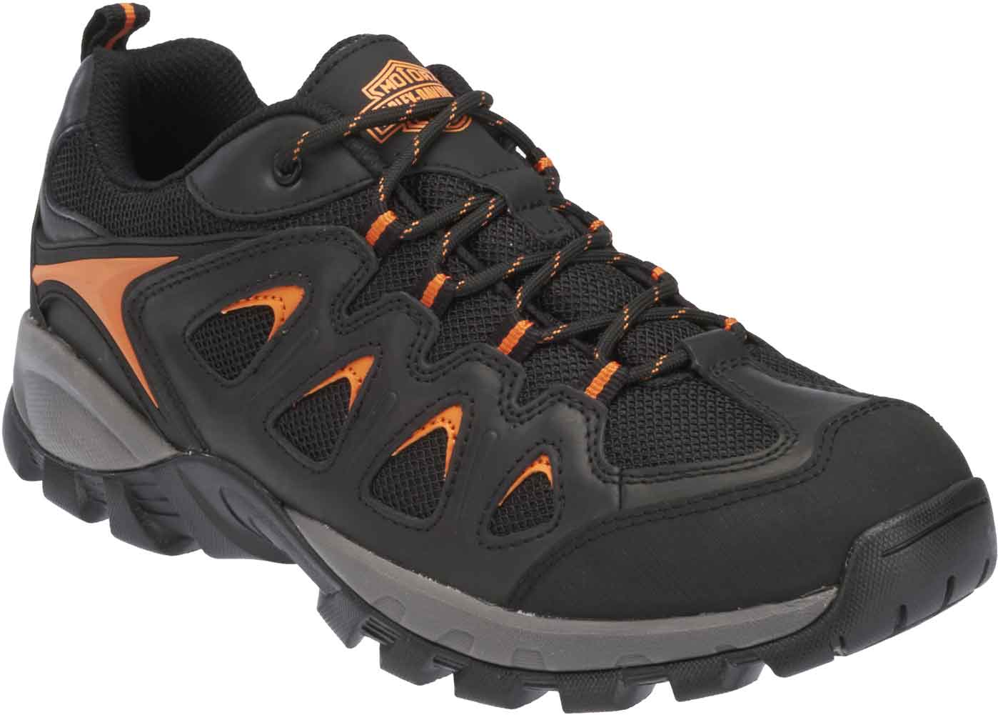 Harley-Davidson Men's WP / Safety Toe Eastfield Black Leather Shoes. D93327 - Wisconsin Harley-Davidson