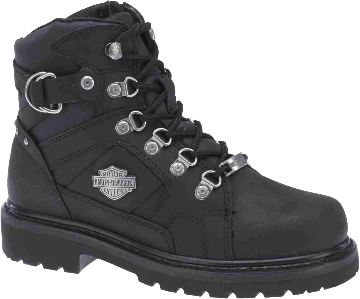 Harley-Davidson® Women's Ester 5.5-Inch Black Motorcycle Leather
