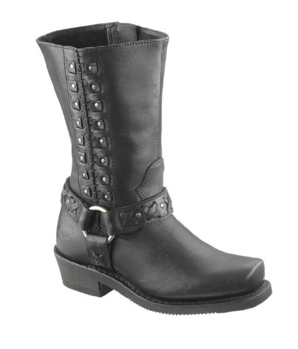 Harley-Davidson® Women's Auburn Black Harness 9-Inch Motorcycle