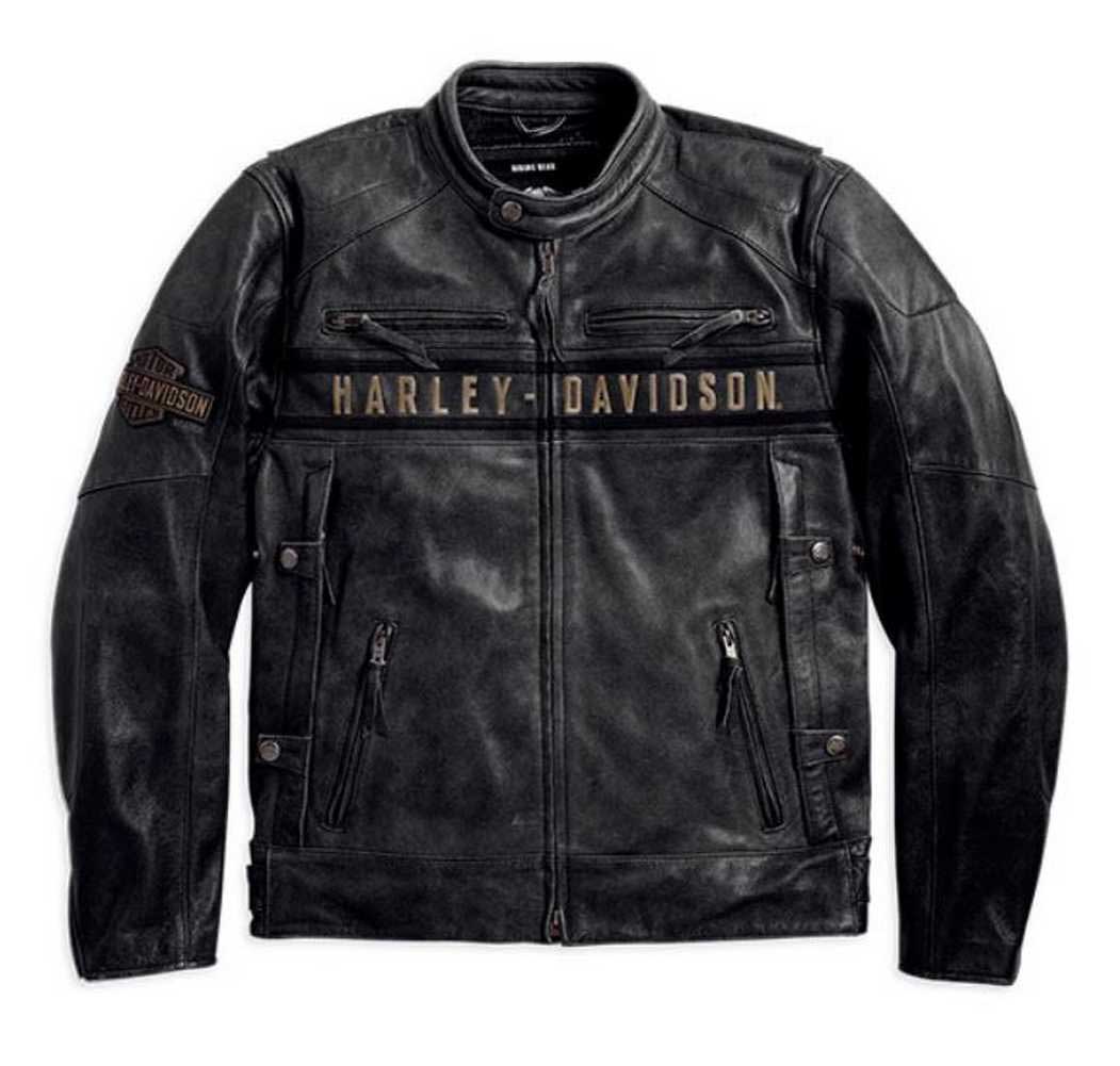 Harley-Davidson® Men's Passing Link Triple Vent Leather Jacket