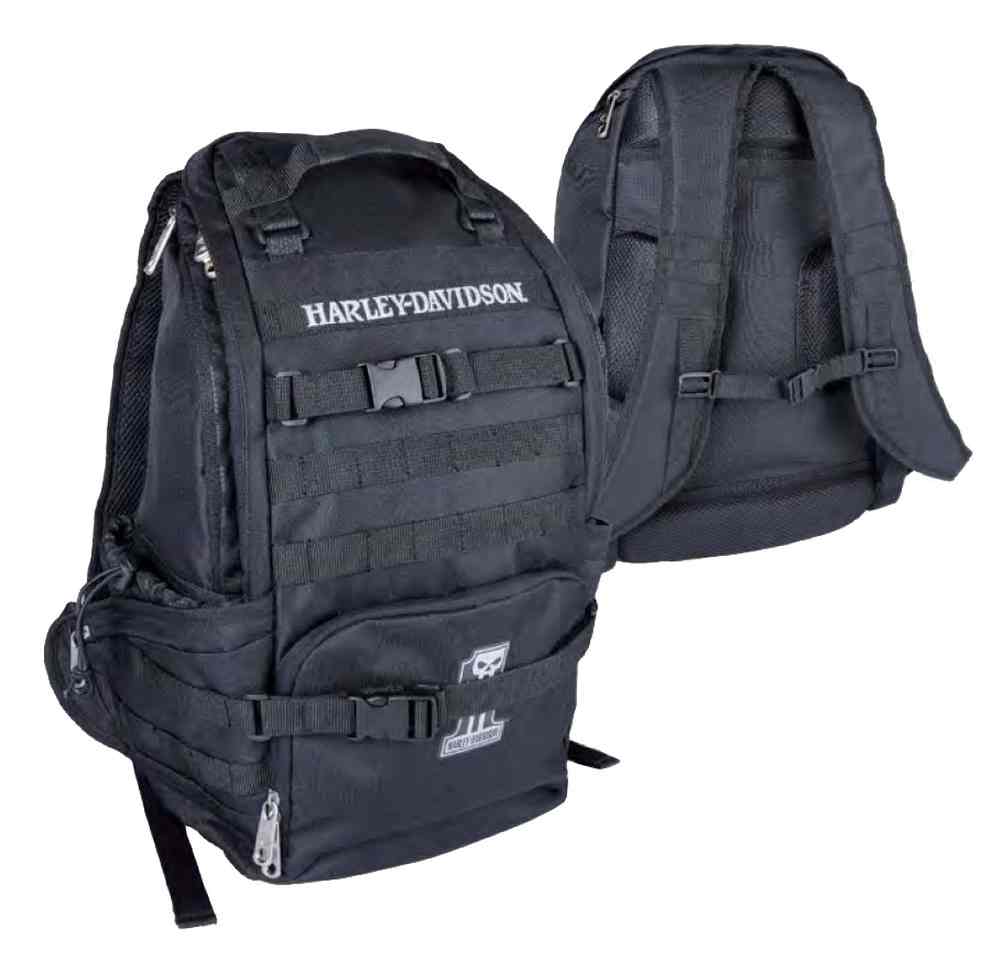 Harley-Davidson Free Shipping - Harley-Davidson Night Ops Stellar Backpack, #1 Skull Patch Black 99214 - Free Shipping on many products plus Orders Over $99