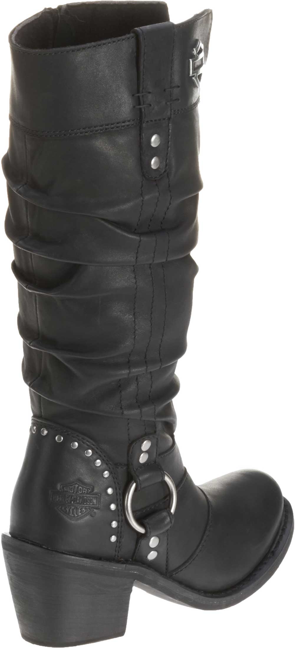 Harley-Davidson Women's Jana Black Boots. 13-Inch Shaft, 3-Inch Heels D83562 - No Hassle Returns at Wisconsin Harley