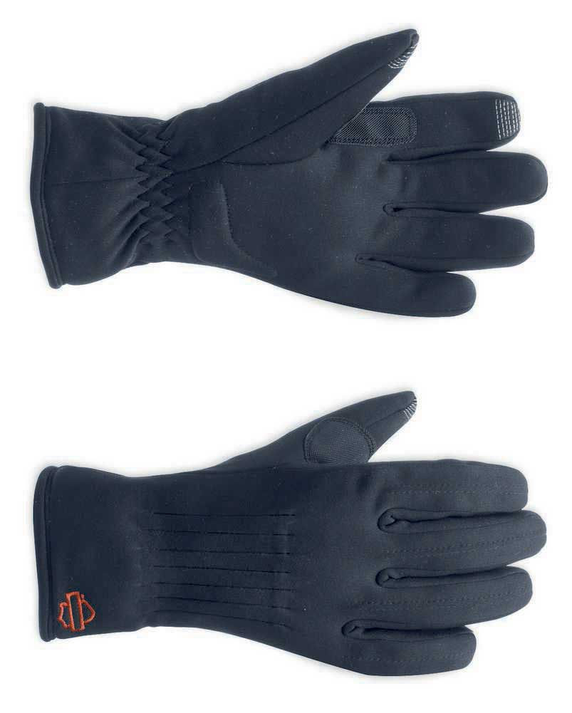 Harley-Davidson Women's Soft Shell Gloves with Touchscreen Technology 98265-13VW - Wisconsin Harley-Davidson