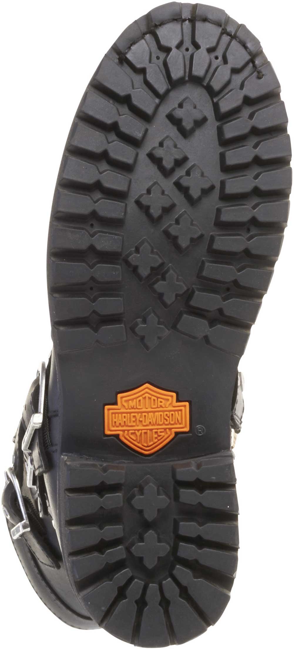Harley-Davidson® Women's Adrian Black 8-Inch Boots, Inside Zipper