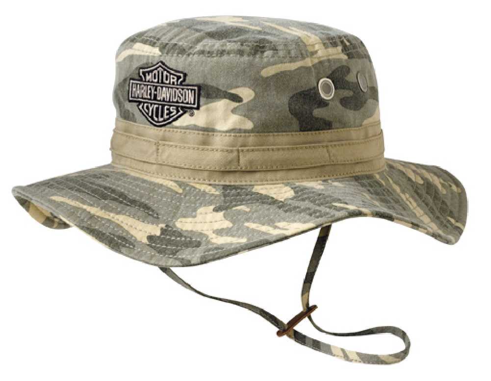 Harley-Davidson Mens Camouflage Bucket Hat HD-429 - Wisconsin Harley-Davidson