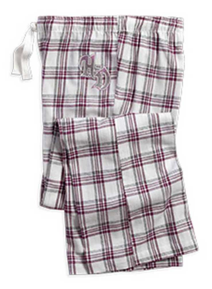 Harley-Davidson Women's Plaid Flannel Sleep Pants, Drawstring 97810-16VW - Wisconsin Harley-Davidson