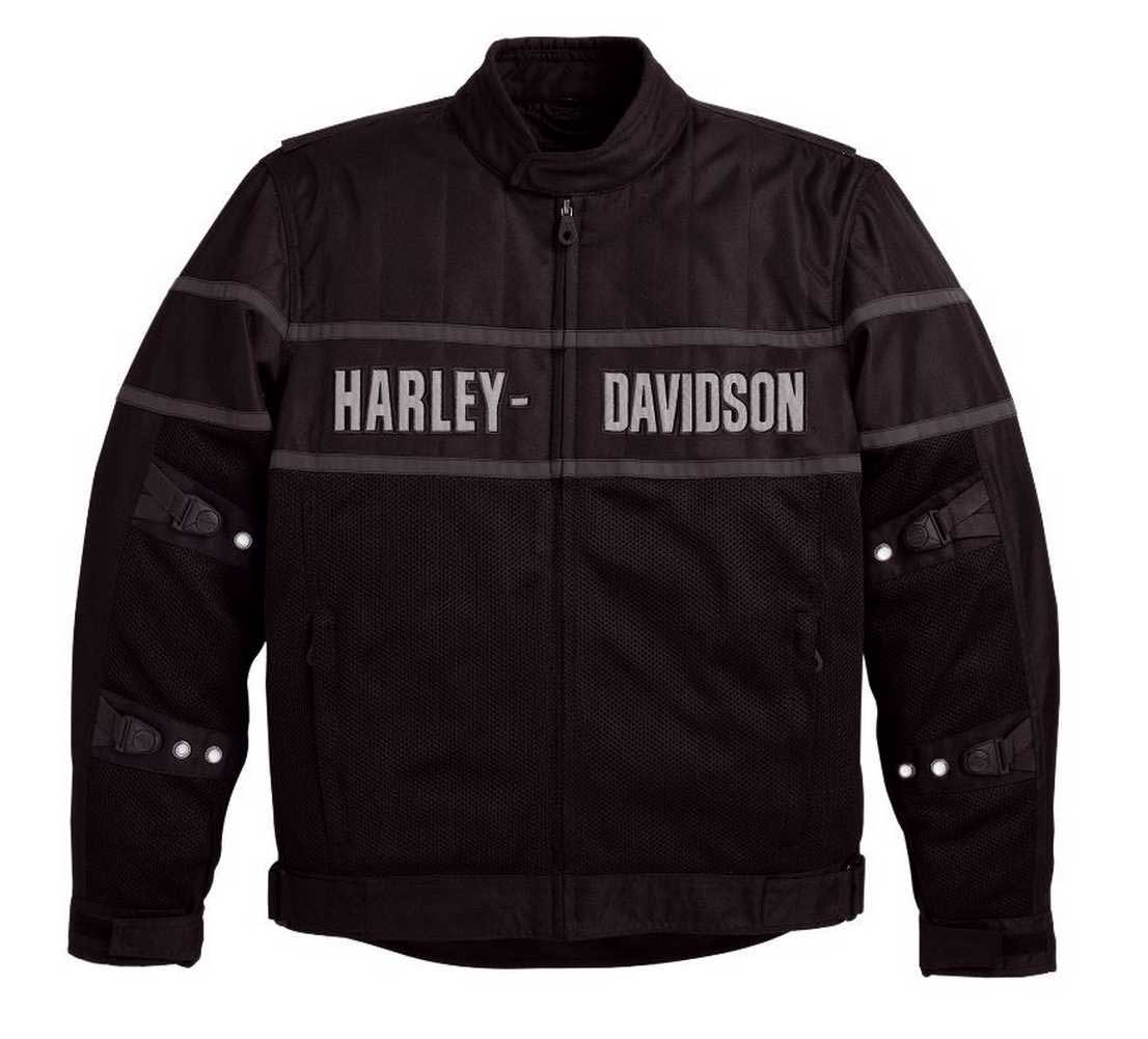 Harley-Davidson® Men's Classic Cruiser Mesh Riding Jacket 98248-09VM