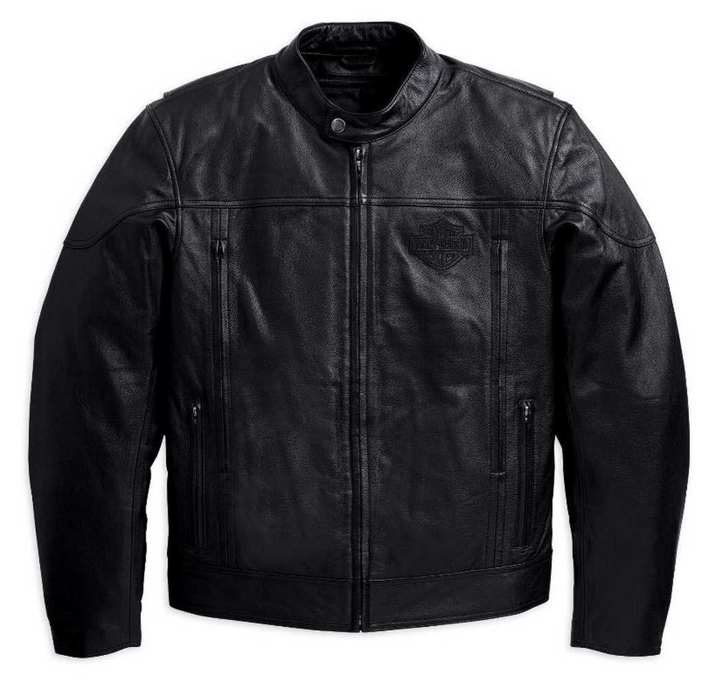 Harley-Davidson® Men's Spoiler Leather Jacket Black 98016-10VM