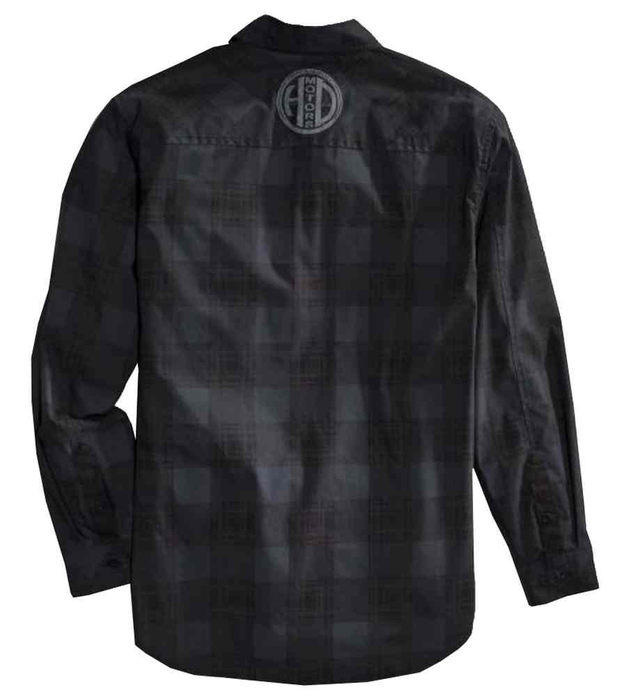 Harley-Davidson Free Shipping - Harley-Davidson Men's Wrinkle-Resistant Woven Plaid Shirt, Gray 96033-16VM - Free Shipping on many products plus Orders Over $99