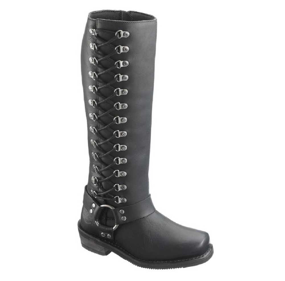 Harley-Davidson Women's Romy Inside Zip Boots. Shaft 14.5", Heel 1.75" D87020 - Wisconsin Harley-Davidson