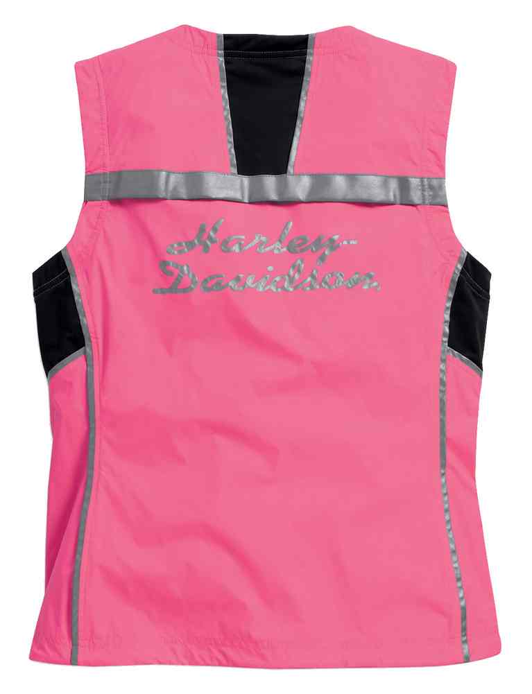 Harley-Davidson Free Shipping - Harley-Davidson Women's Hi-Vis Reflective Vest, Pink/Black. 98202-16VW - Free Shipping on many products plus Orders Over $99