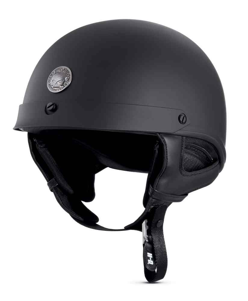 HARLEY-DAVIDSON フルフェイスヘルメット ブラック Harley-Davidson Classic #1 X14 Sun Shield 3/4 Helmet, Matt