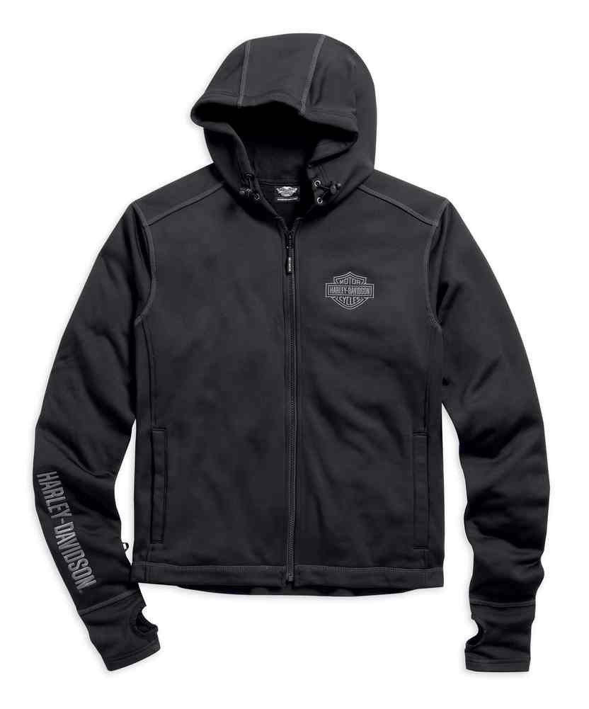 Harley-Davidson Men's Becher Garage Jacket Coat Zip Front, Black. 98568-16VM - Wisconsin Harley-Davidson