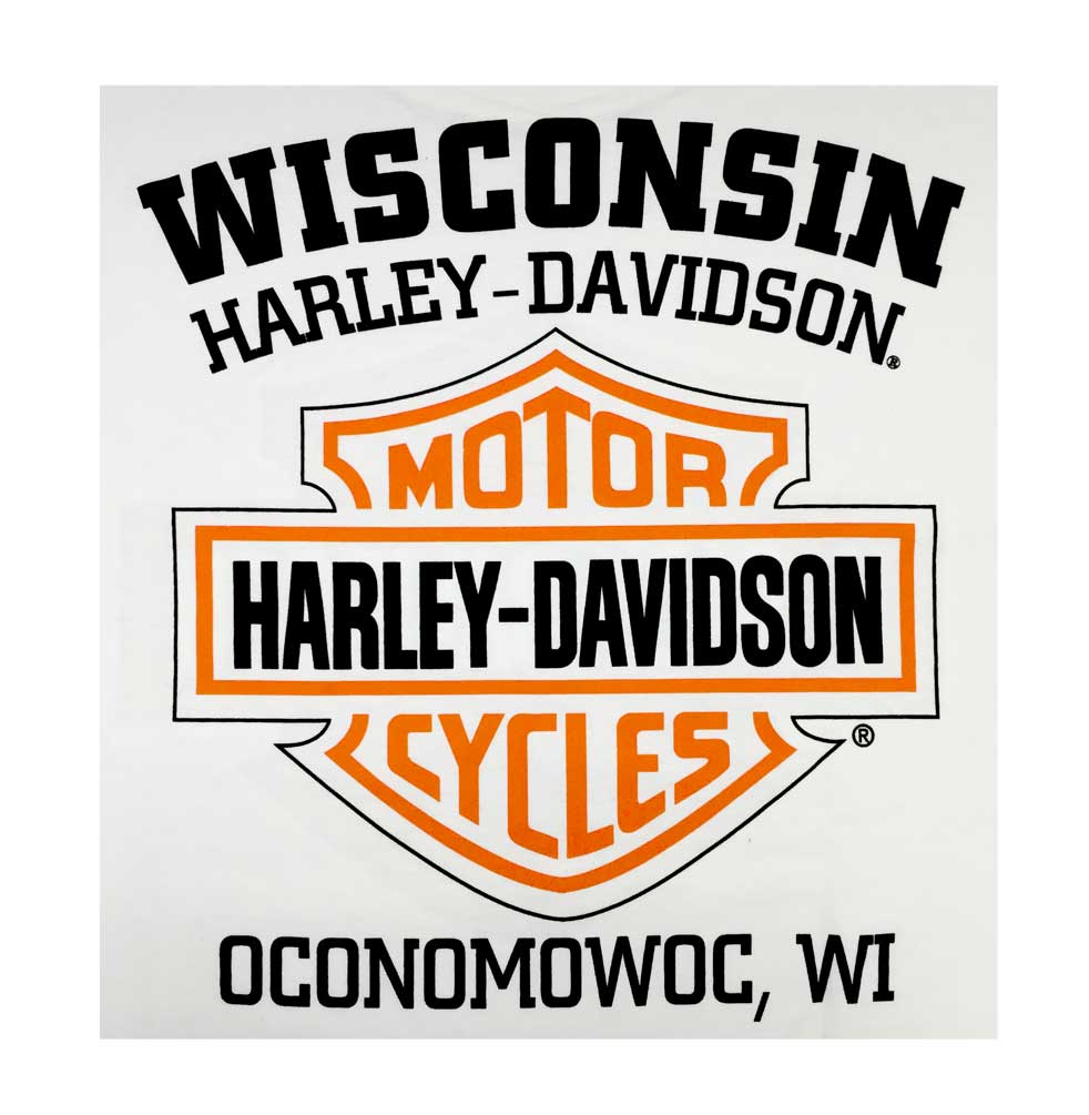 Harley-Davidson Free Shipping - Harley-Davidson Men's Bar & Shield Logo Crew-Neck Cotton T-Shirt - White - Free Shipping on many products plus Orders Over $99