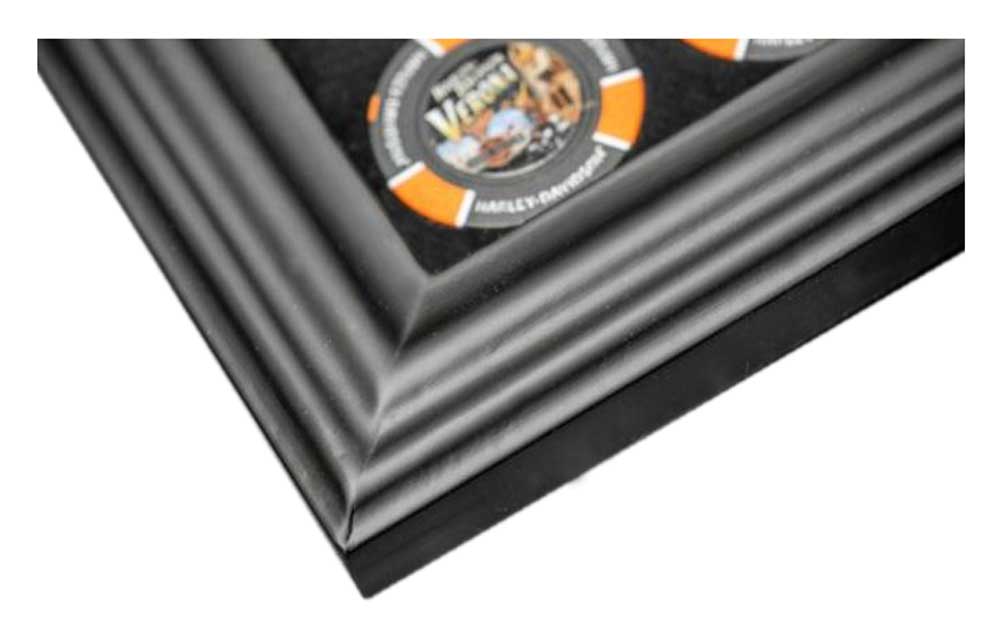 Harley-Davidson® Poker Chip Collectors Frame. 6927 - Wisconsin  Harley-Davidson