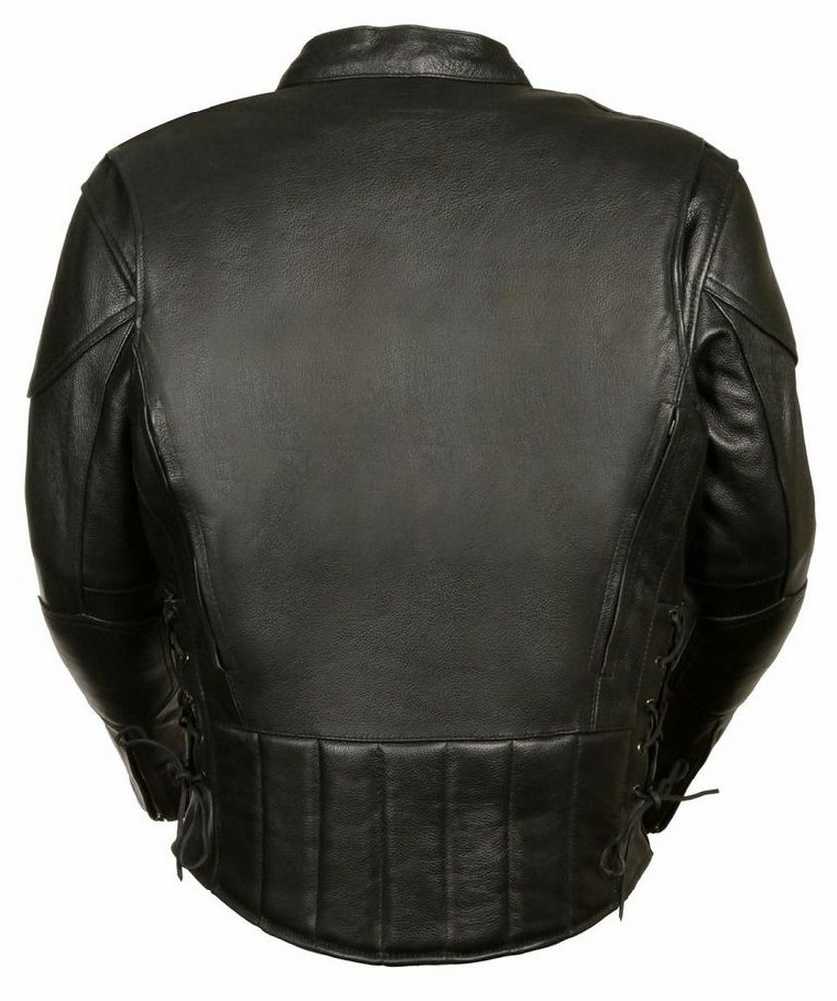Harley-Davidson Free Shipping - Leather King Men's Side Lace Vented Scooter Jacket SH1010 - Free Shipping on many products plus Orders Over $99