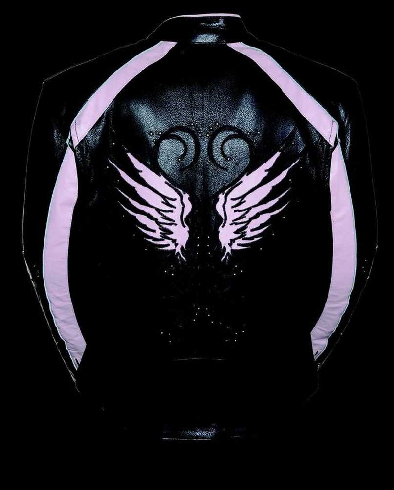 Milwaukee Leather Women's Jacket w/ Stud & Wings Detailing ML1952