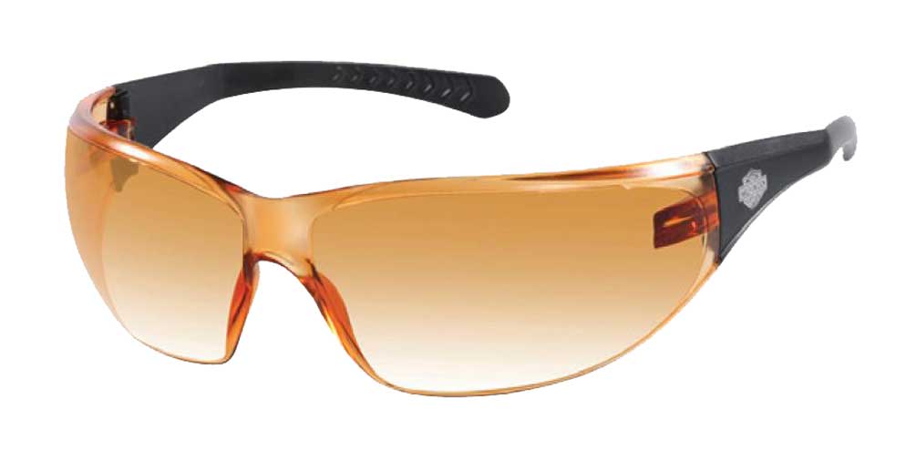 Harley-Davidson Men's Sunglasses, Bar & Shield, Black/Orange Lens HDVZ102-OR-14 - Wisconsin Harley-Davidson