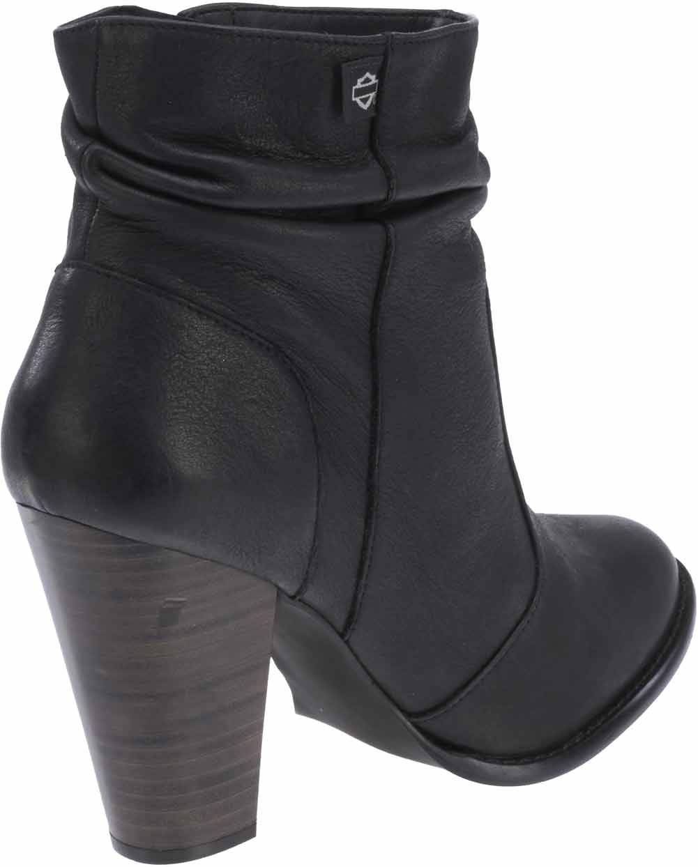 Harley-Davidson Women's Stonebrook Hi-Heel Black Label Boots. Zipper. D88802 - No Hassle Returns at Wisconsin Harley