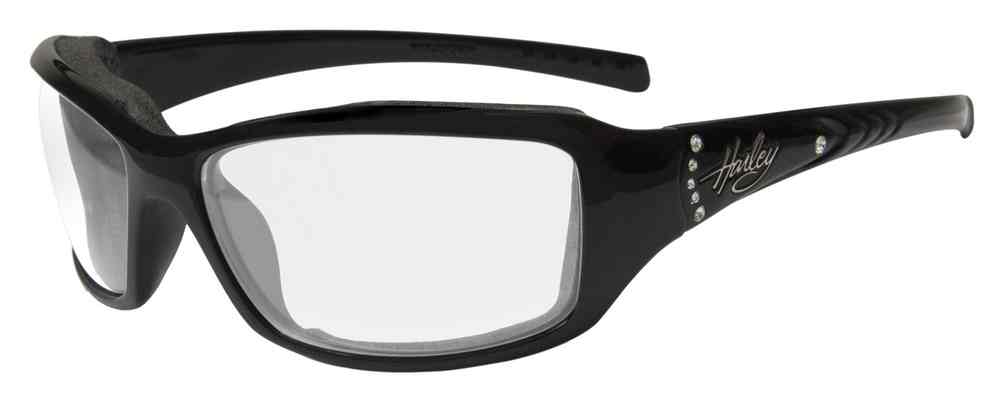 Harley-Davidson Women's Tori Gasket Sunglasses, Black Frame Embelishment Stones - Wisconsin Harley-Davidson