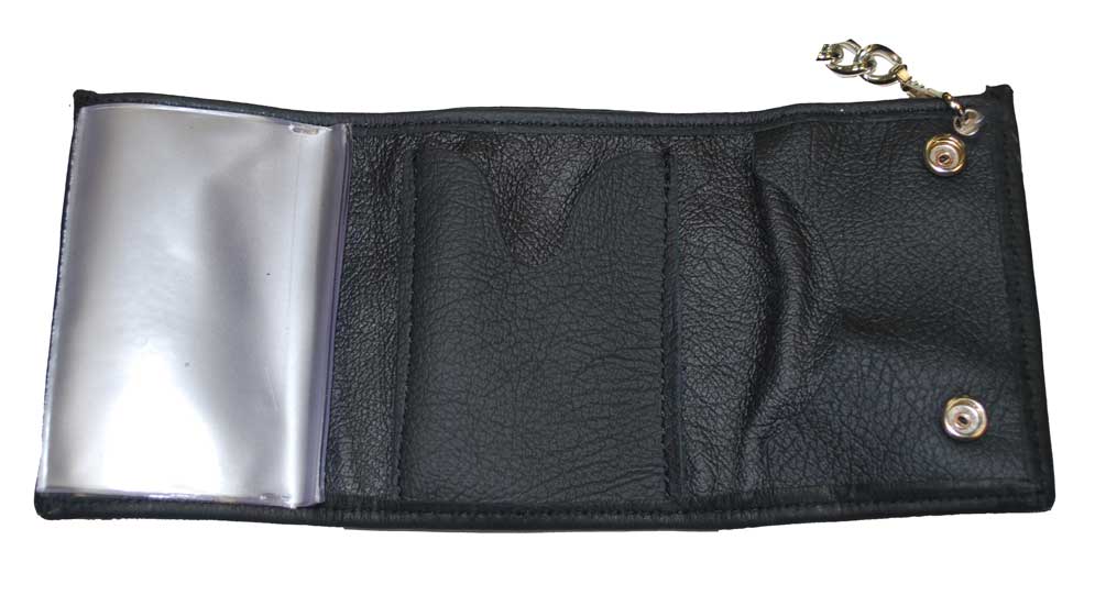Harley-Davidson Free Shipping - Harley-Davidson Men's Bar & Shield Tri-Fold Biker Chain Wallet Black TC305H-2 - Free Shipping on many products plus Orders Over $99