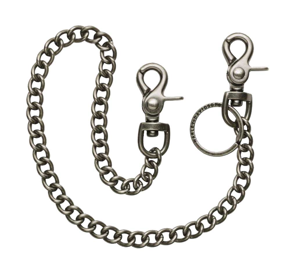 Harley-Davidson® Mens Antiqued Heavy Duty Biker Wallet Chain