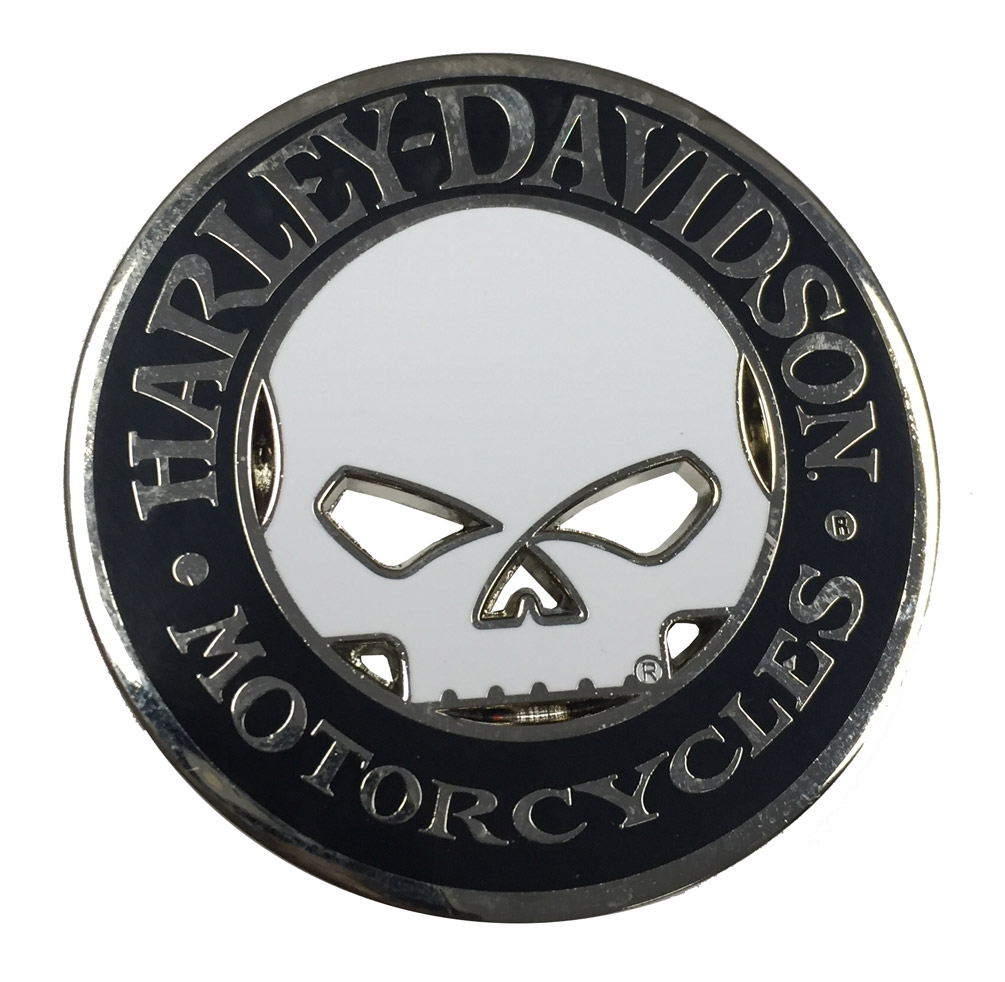 Harley-Davidson® Willie G Skull Cutout Challenge Coin, 1.75