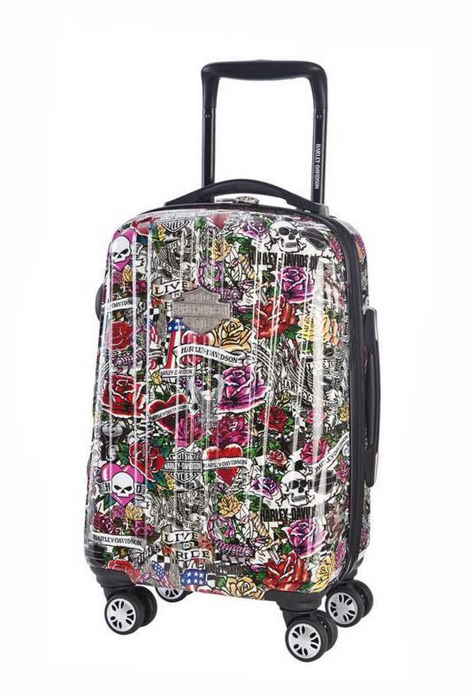 Harley-Davidson 29 Inch Pullman, Light Weight Wheeled, Tattoo Print 99929-TAT - Wisconsin Harley-Davidson