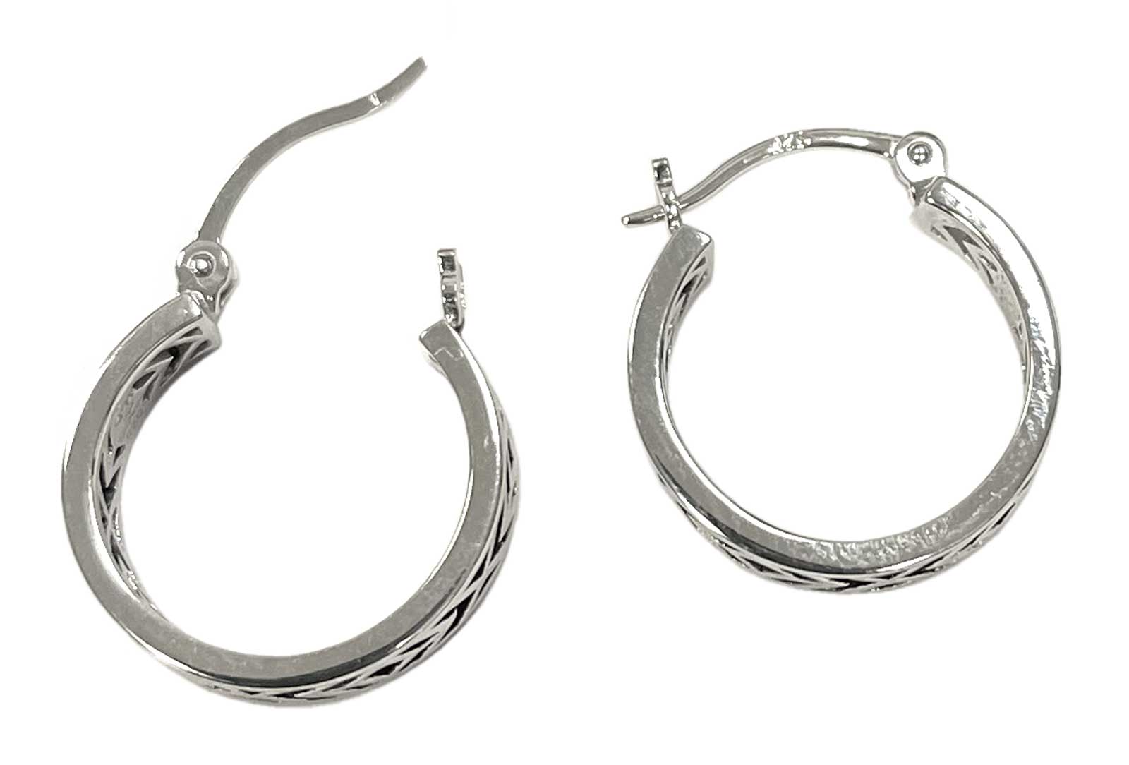 Harley-Davidson Free Shipping - Harley-Davidson Women's Earrings, Aztec Bar & Shield Hoops, Silver HDE0371 - Free Shipping on many products plus Orders Over $99
