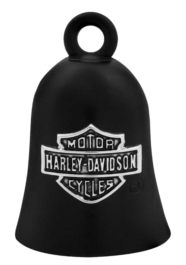 Harley-Davidson Bar & Shield Logo Motorcycle Ride Bell, Black HRB059 - Wisconsin Harley-Davidson