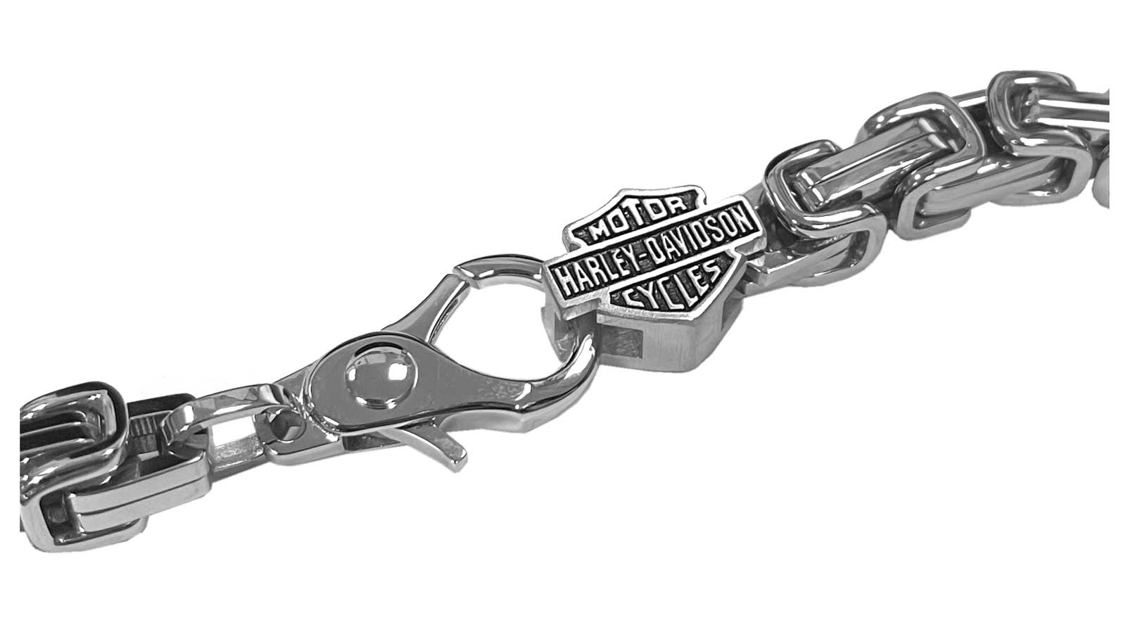 Harley-Davidson Free Shipping - Harley-Davidson Men's Stainless Steel Double Link Necklace, Silver HSN0026-22 - Free Shipping on many products plus Orders Over $99