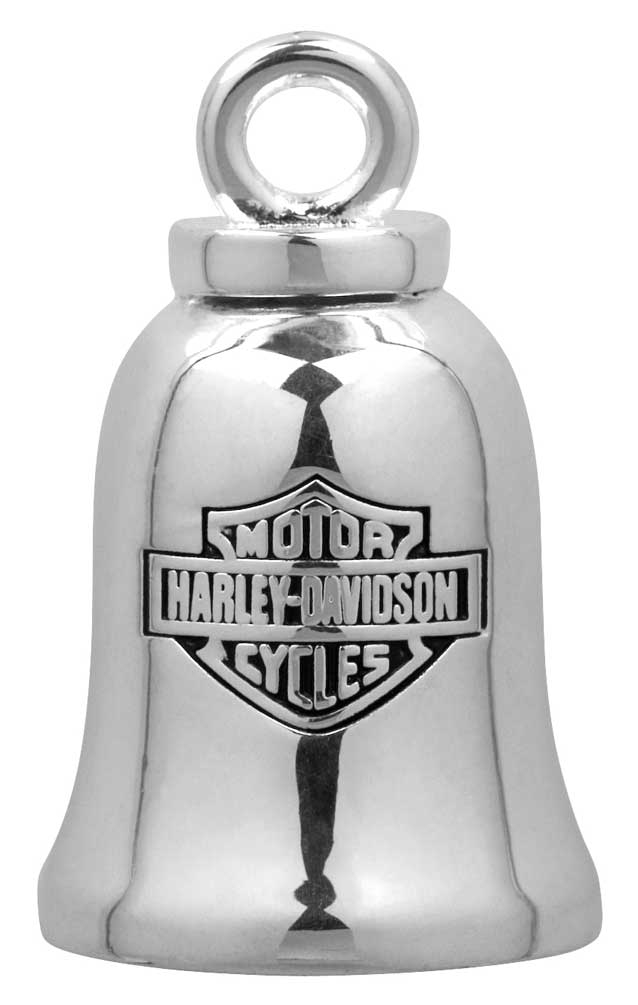 Harley-Davidson Silver Classic Bar & Shield Logo Ride Bell HRB013 - Wisconsin Harley-Davidson