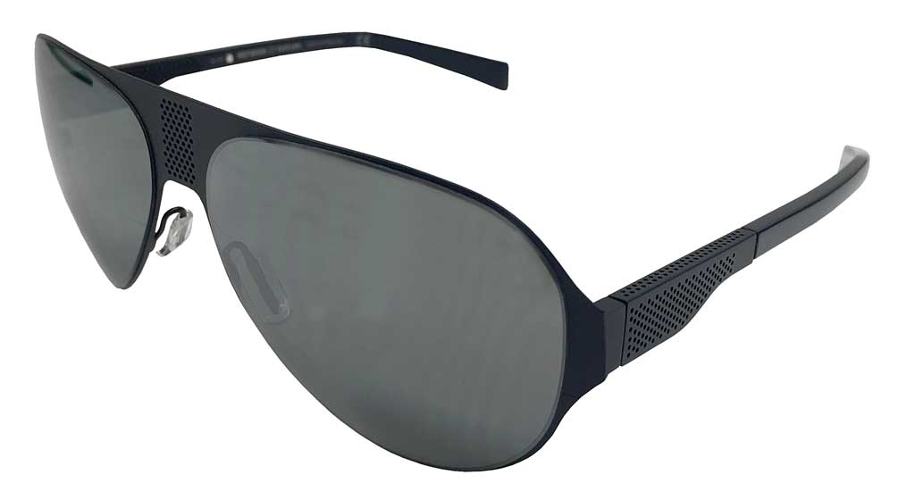 Harley-Davidson Men's Black Label Aviator Sunglasses, Matte Black & Smoke Lens - Wisconsin Harley-Davidson
