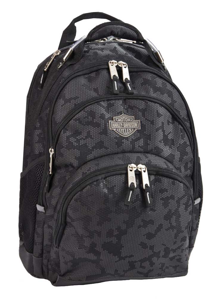 Harley-Davidson Bar & Shield Steel Backpack, High-Density Nightvision 99220 - Wisconsin Harley-Davidson
