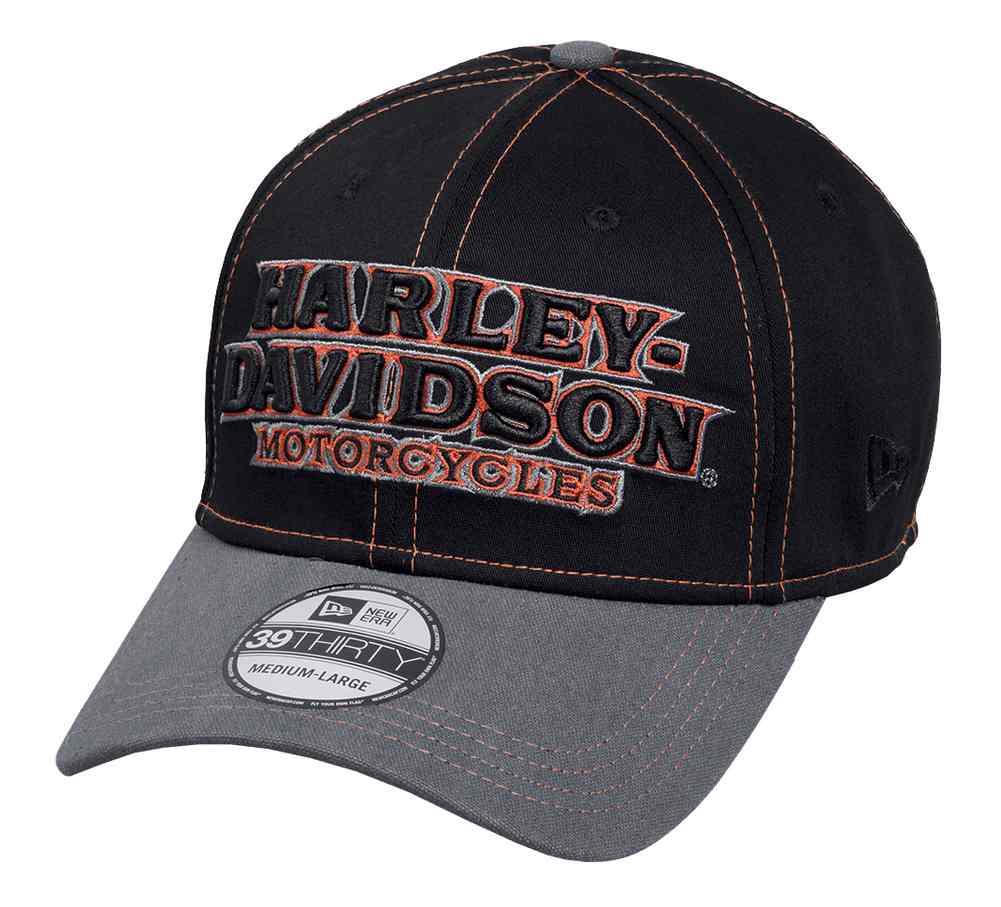 Harley-Davidson NEW ERA キャップ Harley Davidson Men's Genuine 9Fifty New Era Cap Hat Black